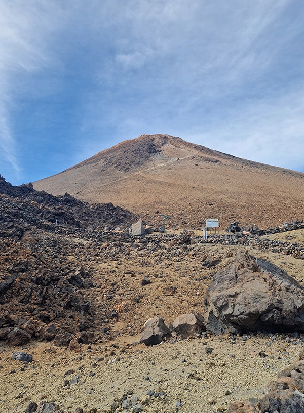 Vedere spre Teide.