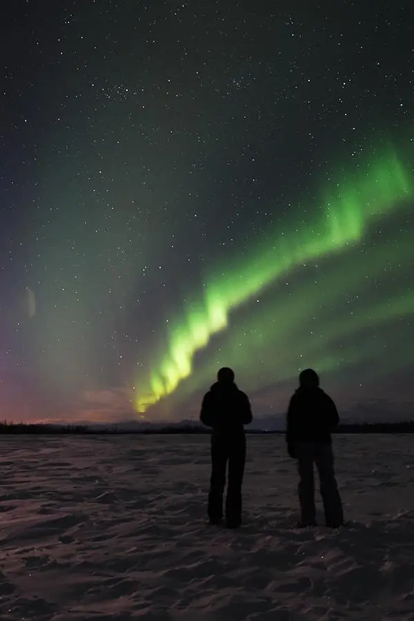 Apropierea de cercul polar face ca aurora boreală să fie frecventă în Parcul Național Denali