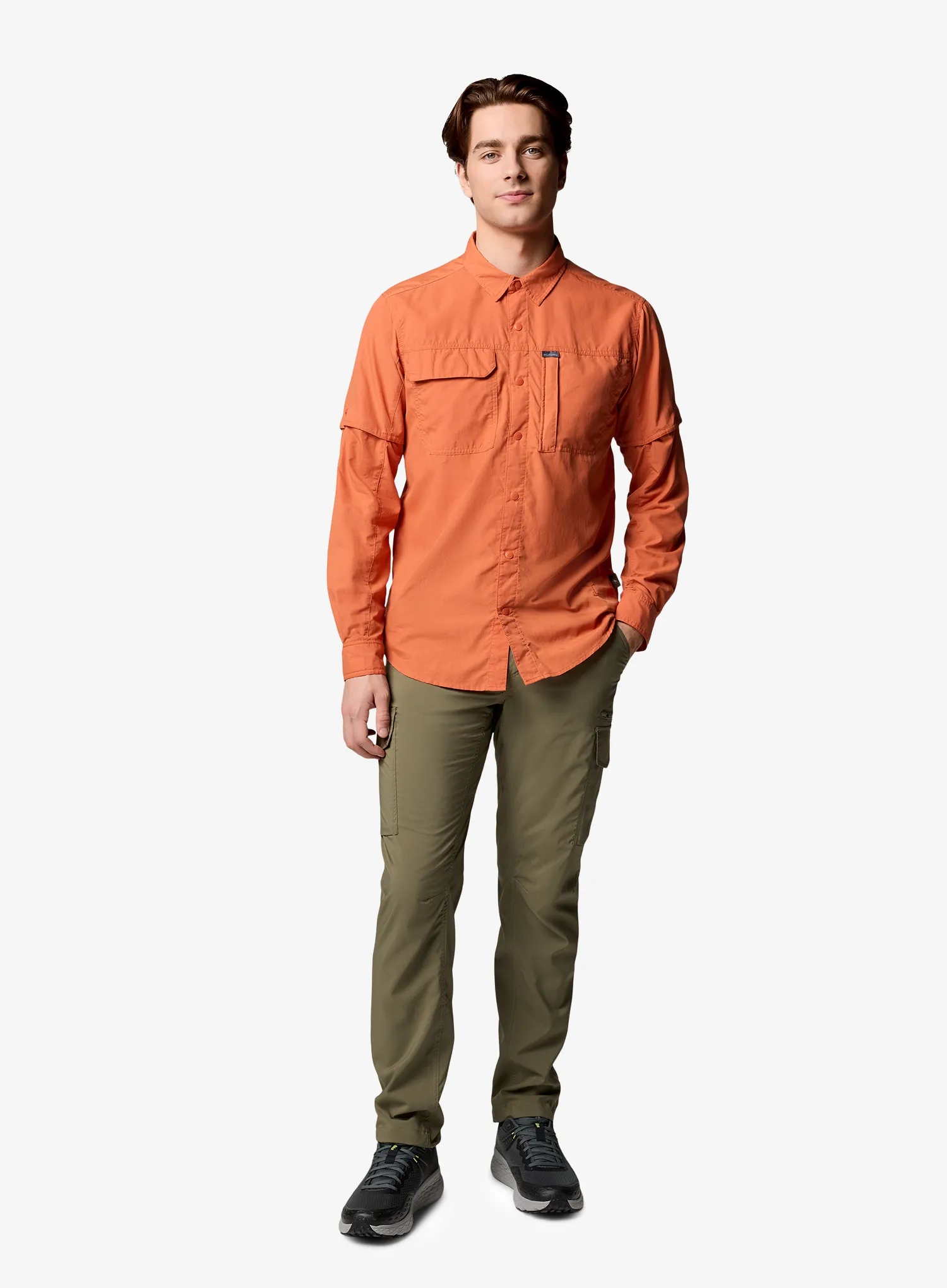 Pantaloni drumetie Columbia Skien Valley Cargo Pant Long - stone green