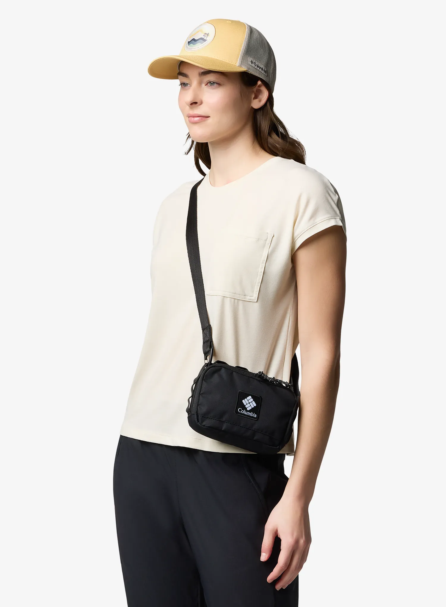 Borsetă Columbia Trail Traveler Crossbody Bag - black