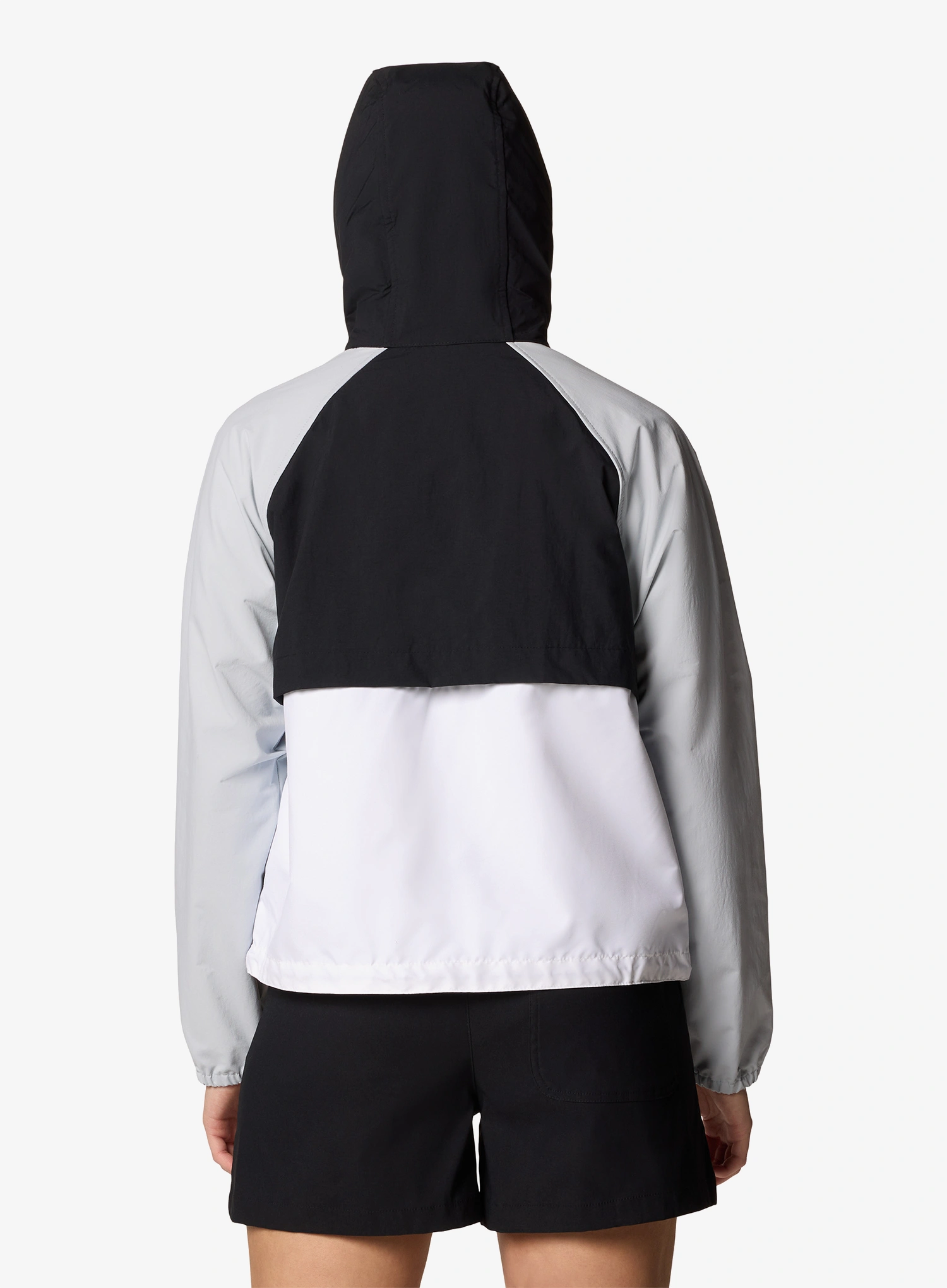 Geaca de vant femei Columbia Spire Valley Windbreaker - white/black/cirrus grey