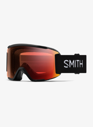 Ochelari schi Smith Squad S - black/cp pro photo red mirror