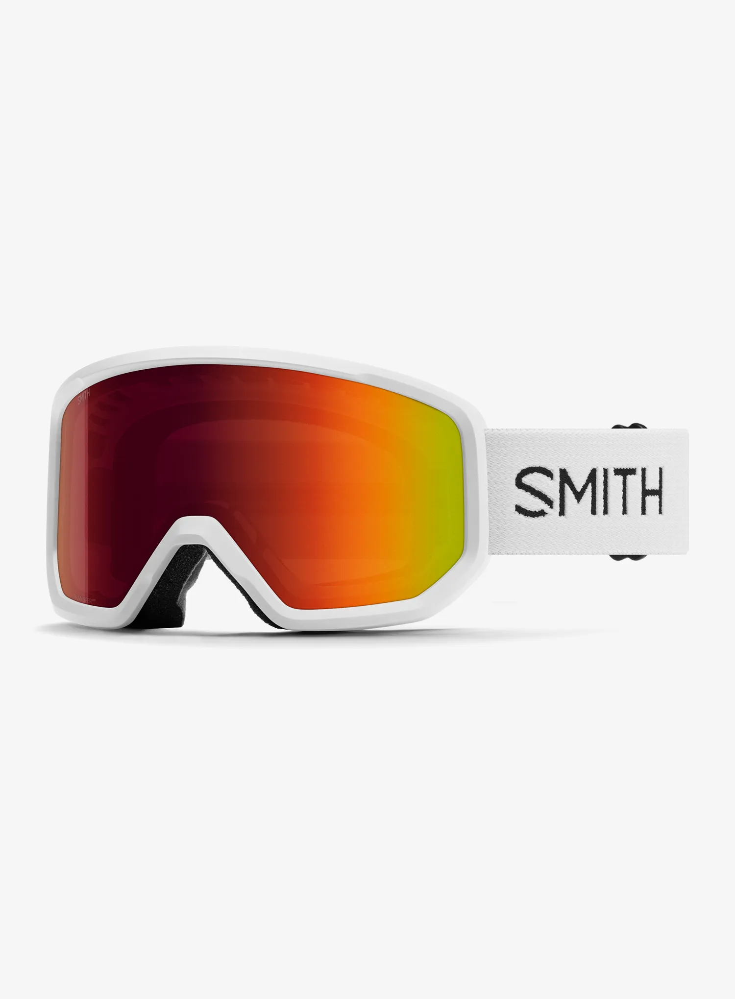 Ochelari schi Smith Transfer - white/red solx mirror antifog