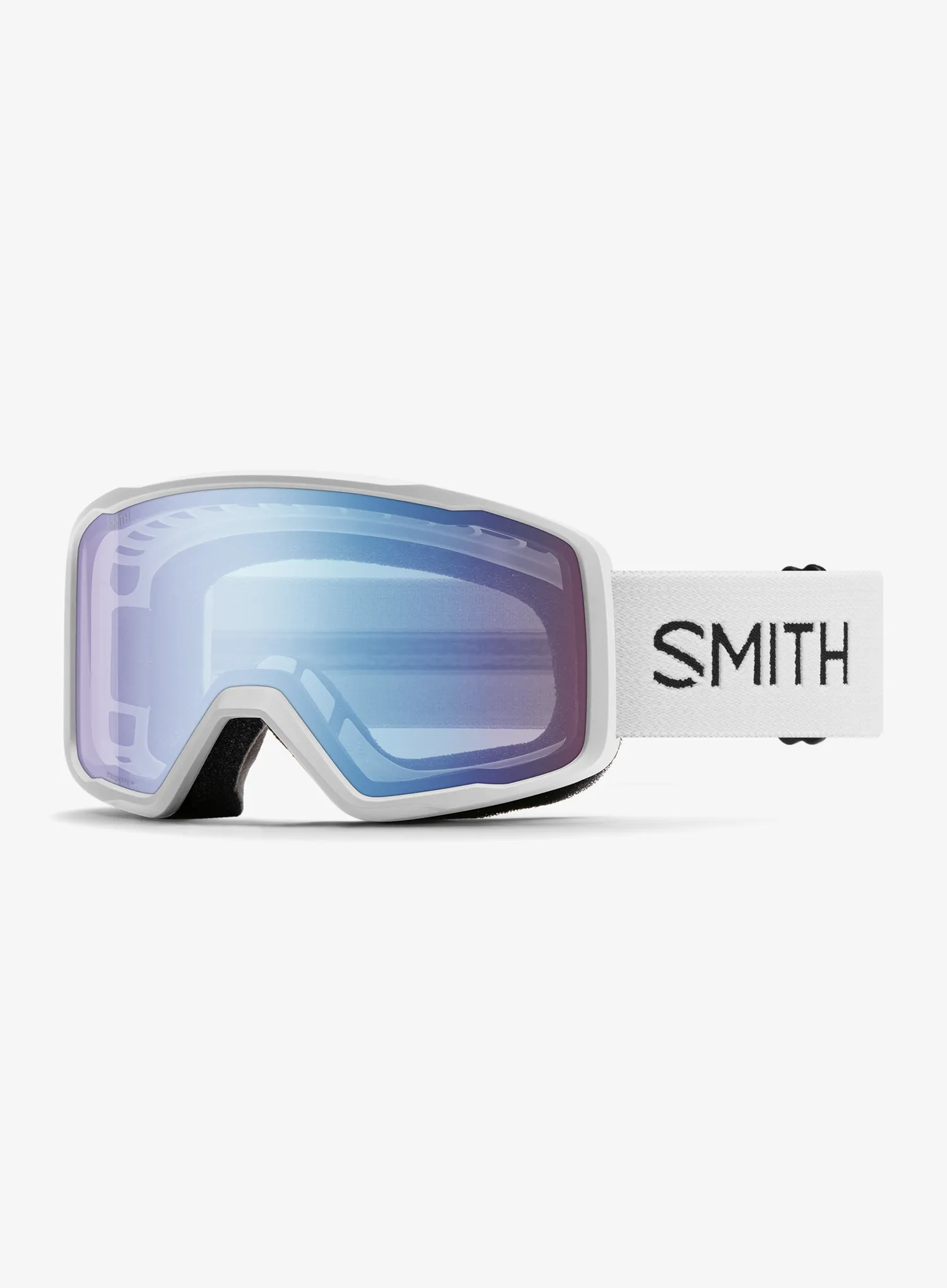 Ochelari schi Smith Tribute - white/blue sens mirror antifog