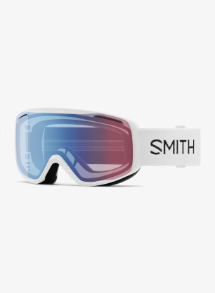 Ochelari schi Smith Rally - white/photo blue sensor mirror