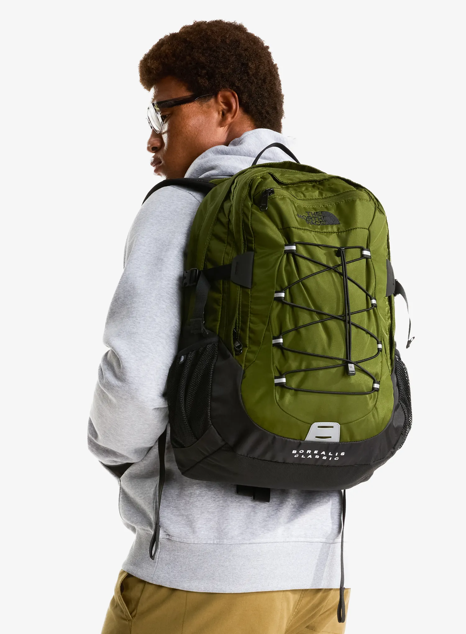 Rucsac laptop The North Face Borealis Classic - woodland green/tnf black