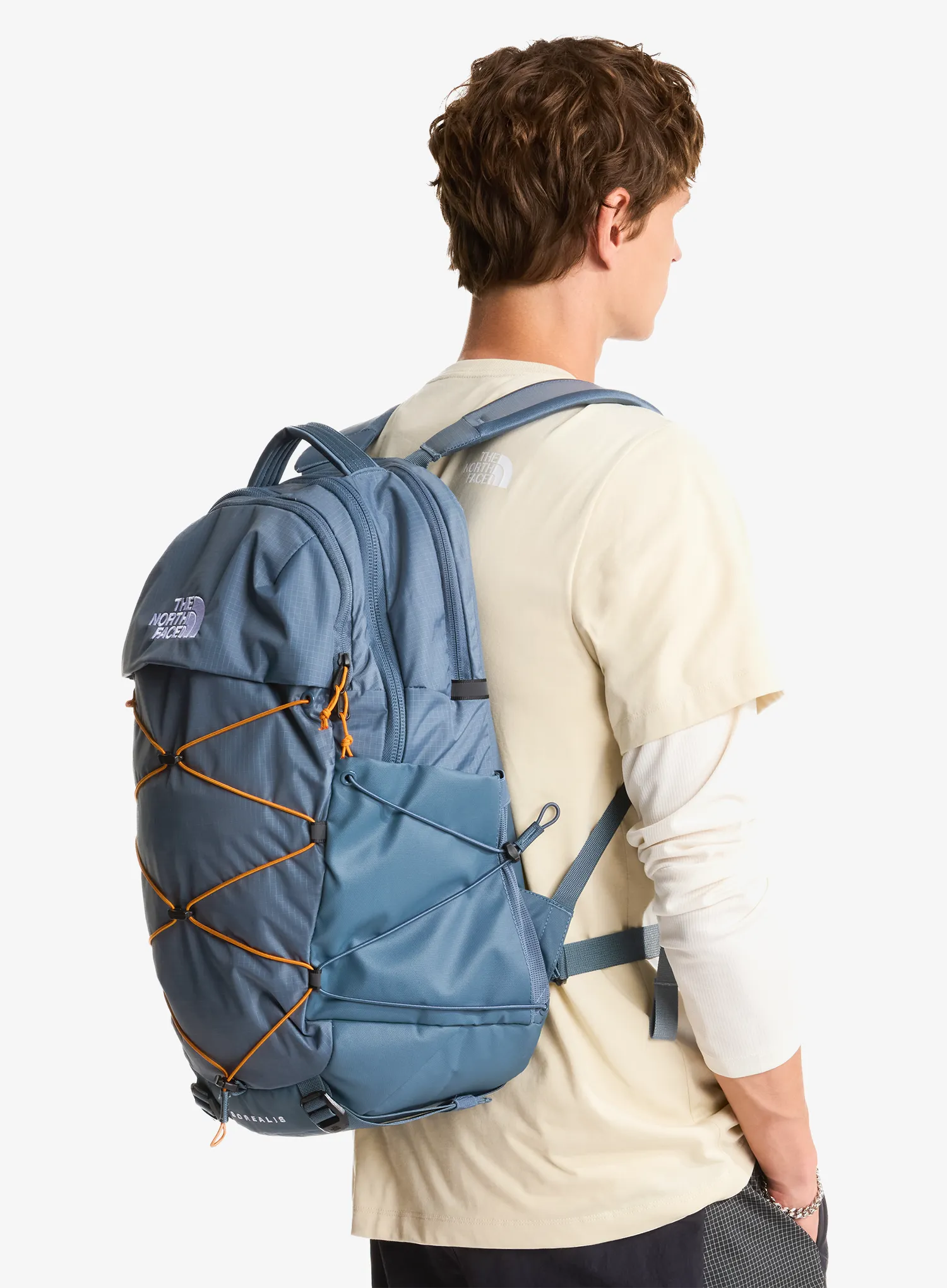 Rucsac sport The North Face Borealis - granite grey/dust orange