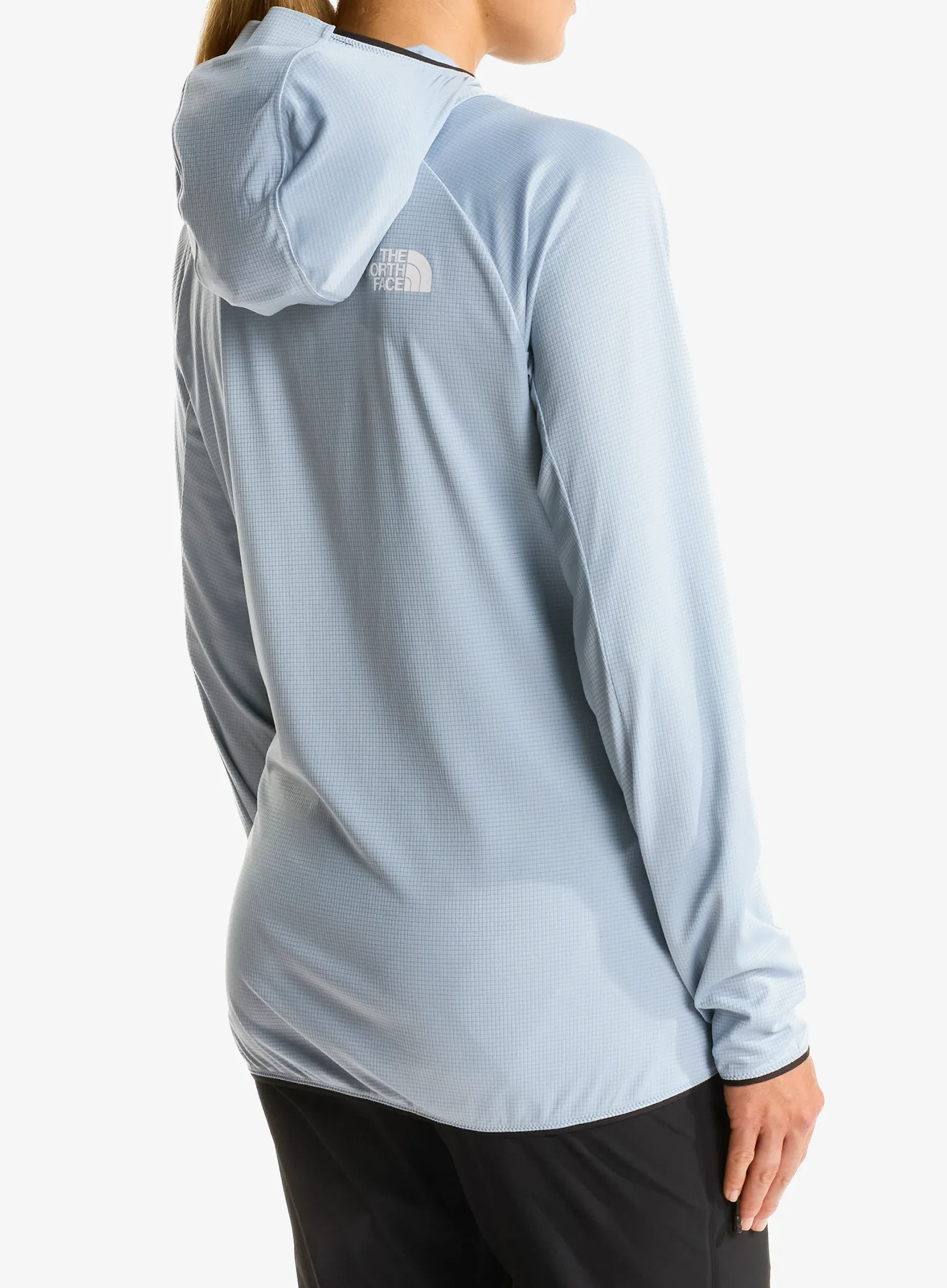 Hanorac cu fermoar 1/2 femei The North Face Summit Direct Sun Hoodie - frost grey