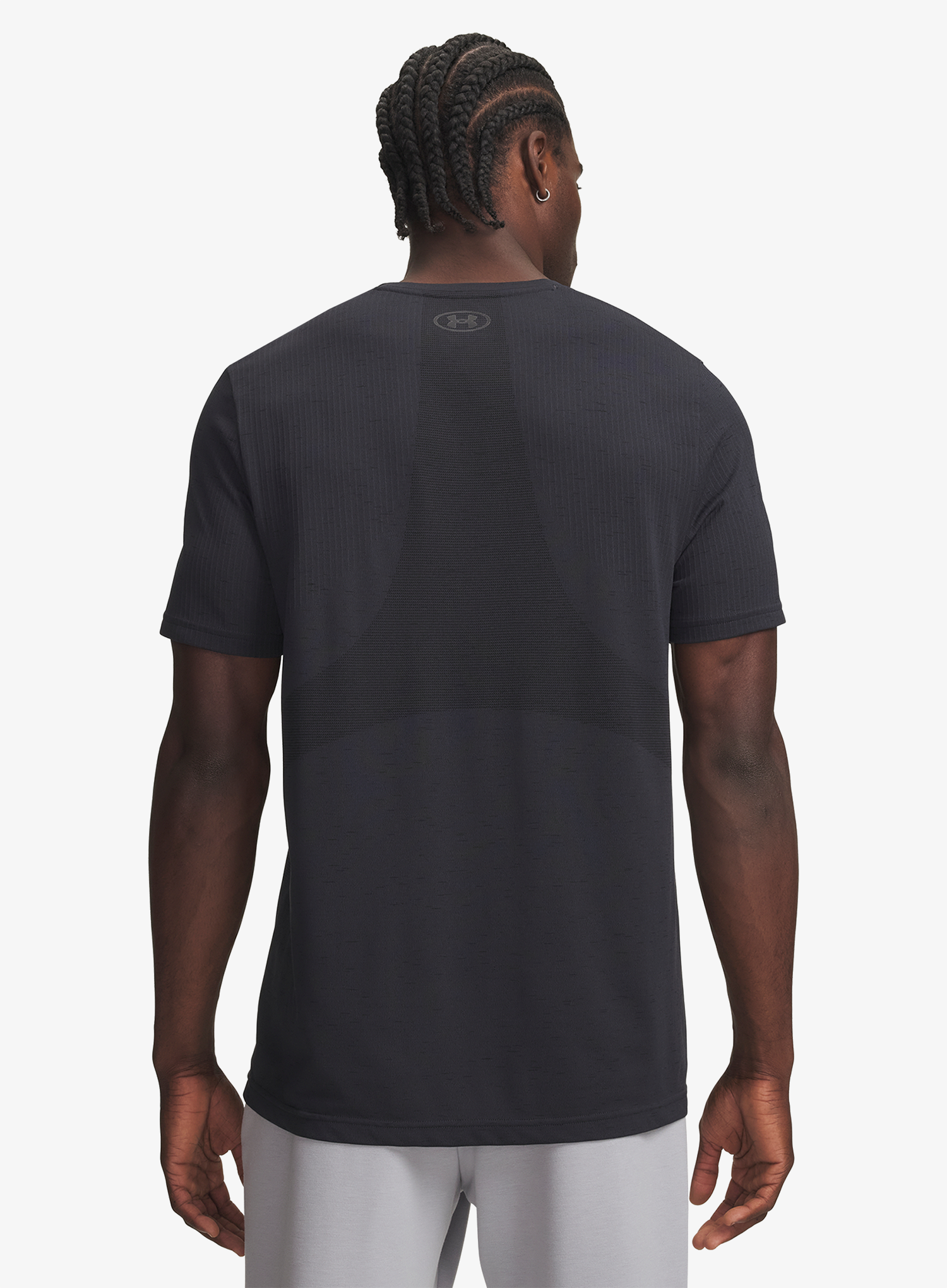 Tricou uscare rapida Under Armour Vanish Seamless SS - black/black