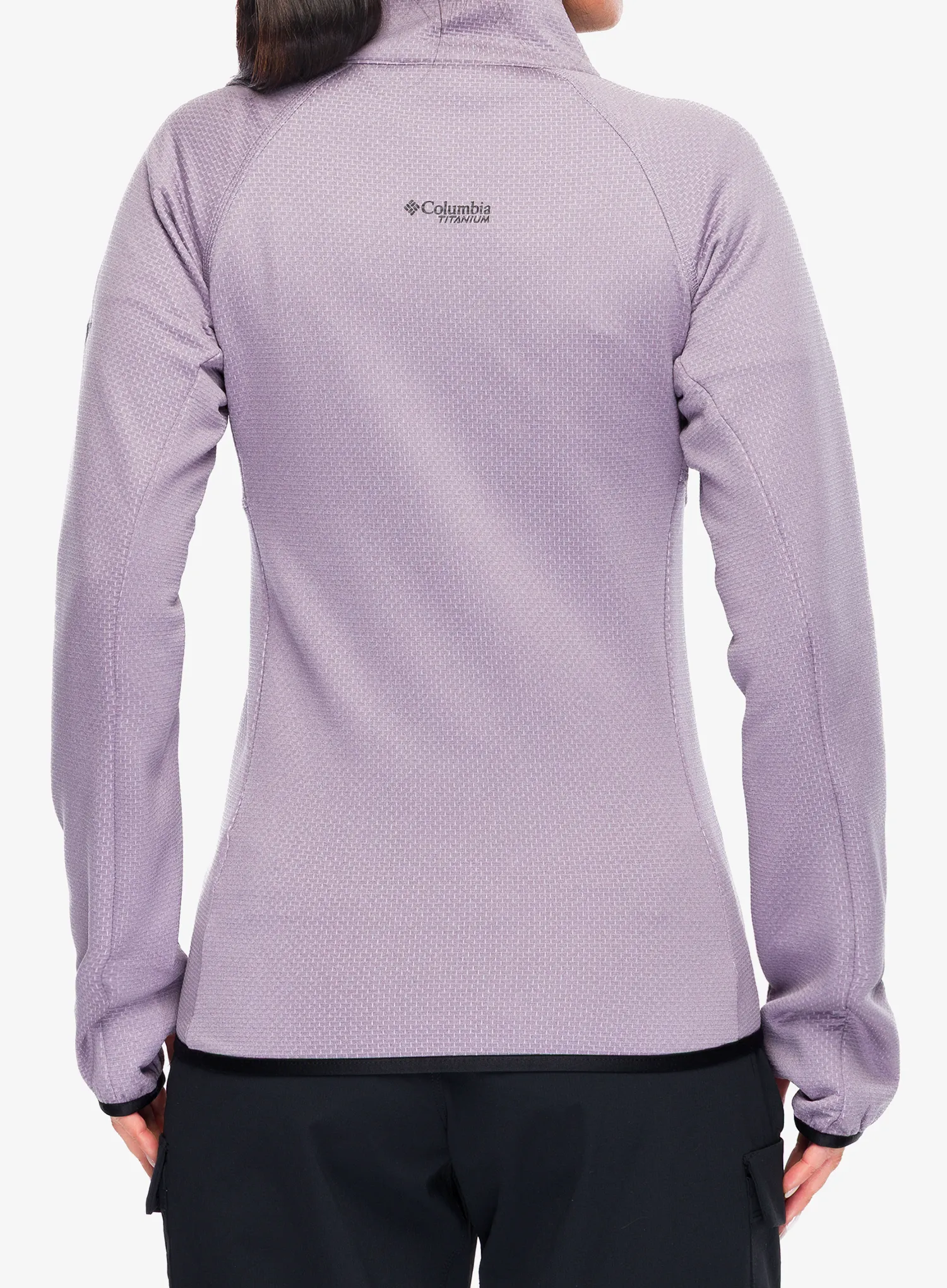 Hanorac cu fermoar femei Columbia Triple Canyon Grid Fleece Full Zip - shale purple