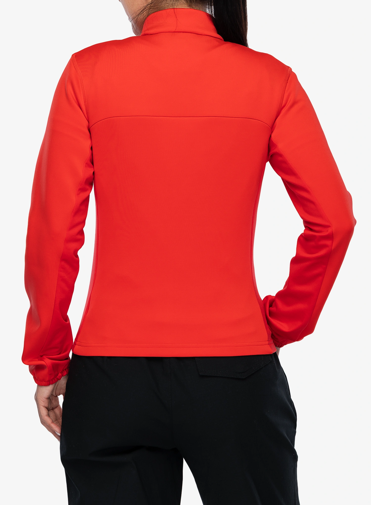 Hanorac fleece femei Columbia Sloan Crest Spacer Fleece FZ - poppy red
