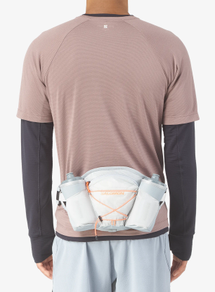 Centura alergare Salomon Cross Belt 2 Bottles - gray violet/quarry