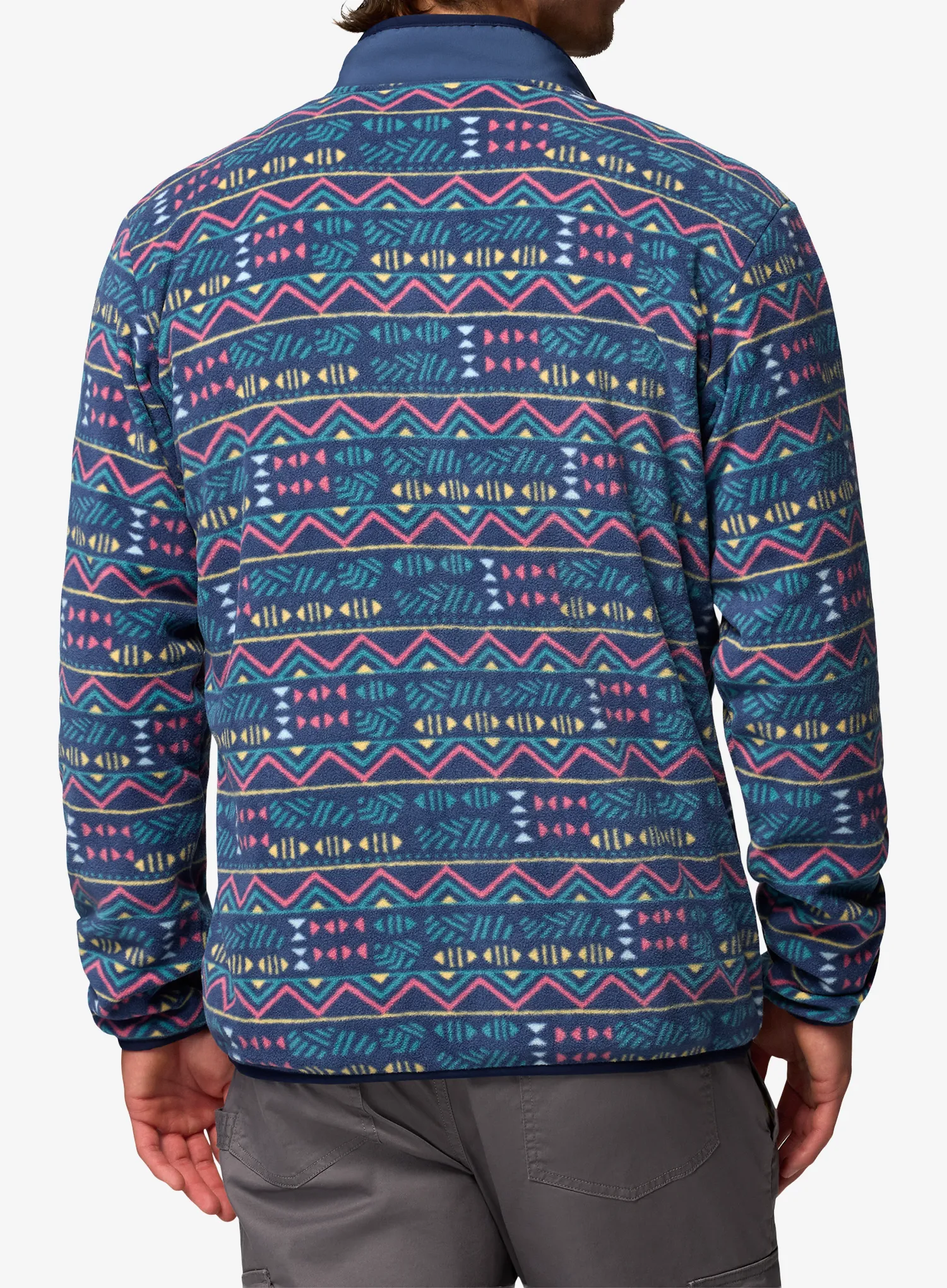 Hanorac fleece Columbia Sequoia Grove Printed Full Zip - dark mountain/horizons
