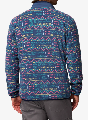 Hanorac fleece Columbia Sequoia Grove Printed Full Zip - dark mountain/horizons