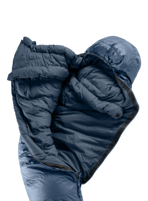Sac de dormit matlasat Deuter Astro 500 (185 cm) - marine/ink