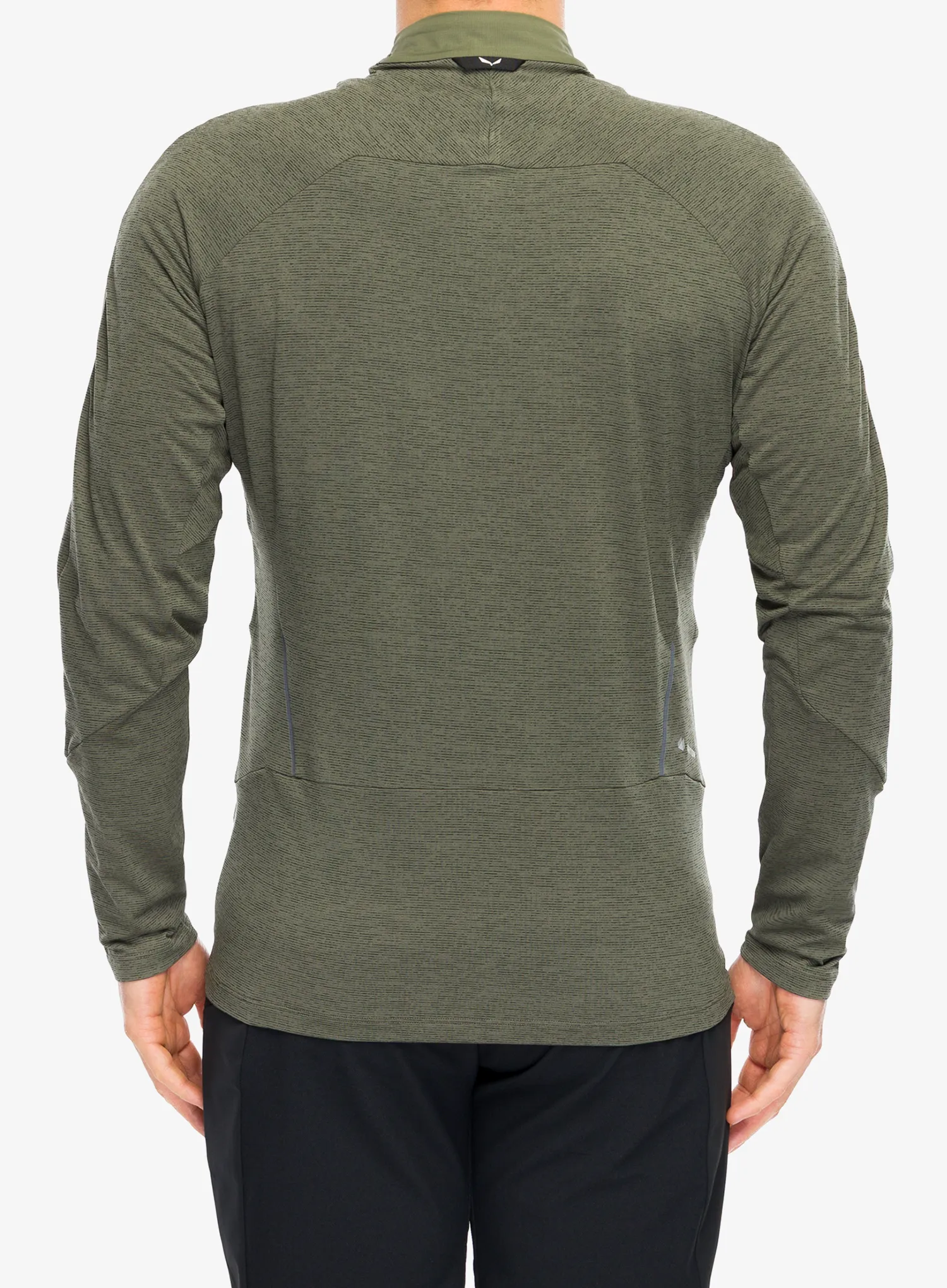 Hanorac cu fermoar 1/2 Salewa Pedroc Dry Wind Hz Tee - faded green