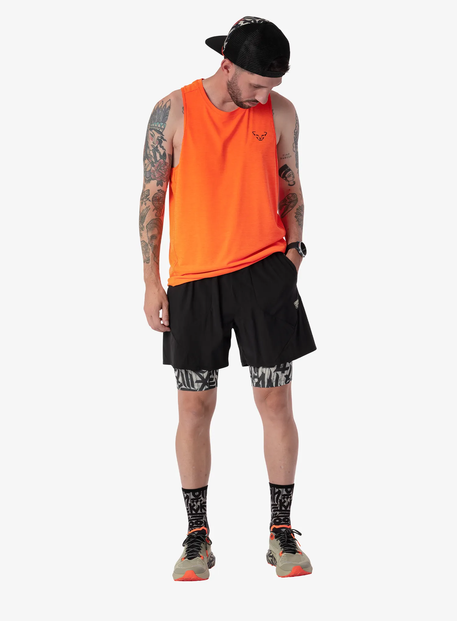 Pantaloni scurti alergare Dynafit Trail 2In1 Shorts - black out/overcast