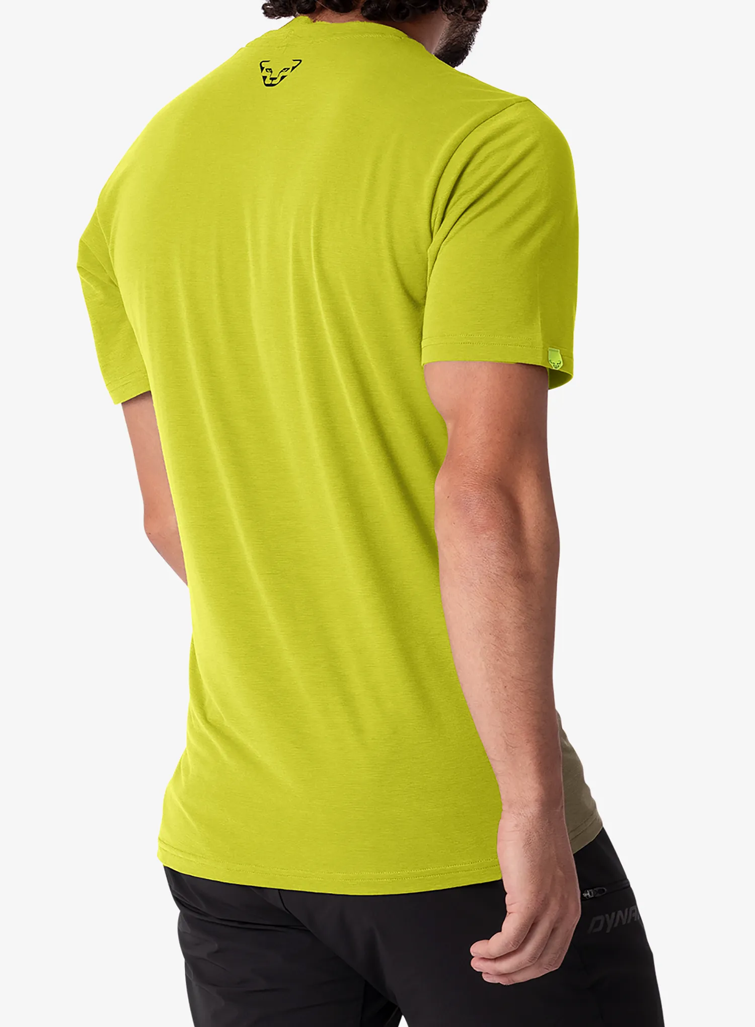 Tricou uscare rapida Dynafit Transalper Graphic S/S Tee - golden lime