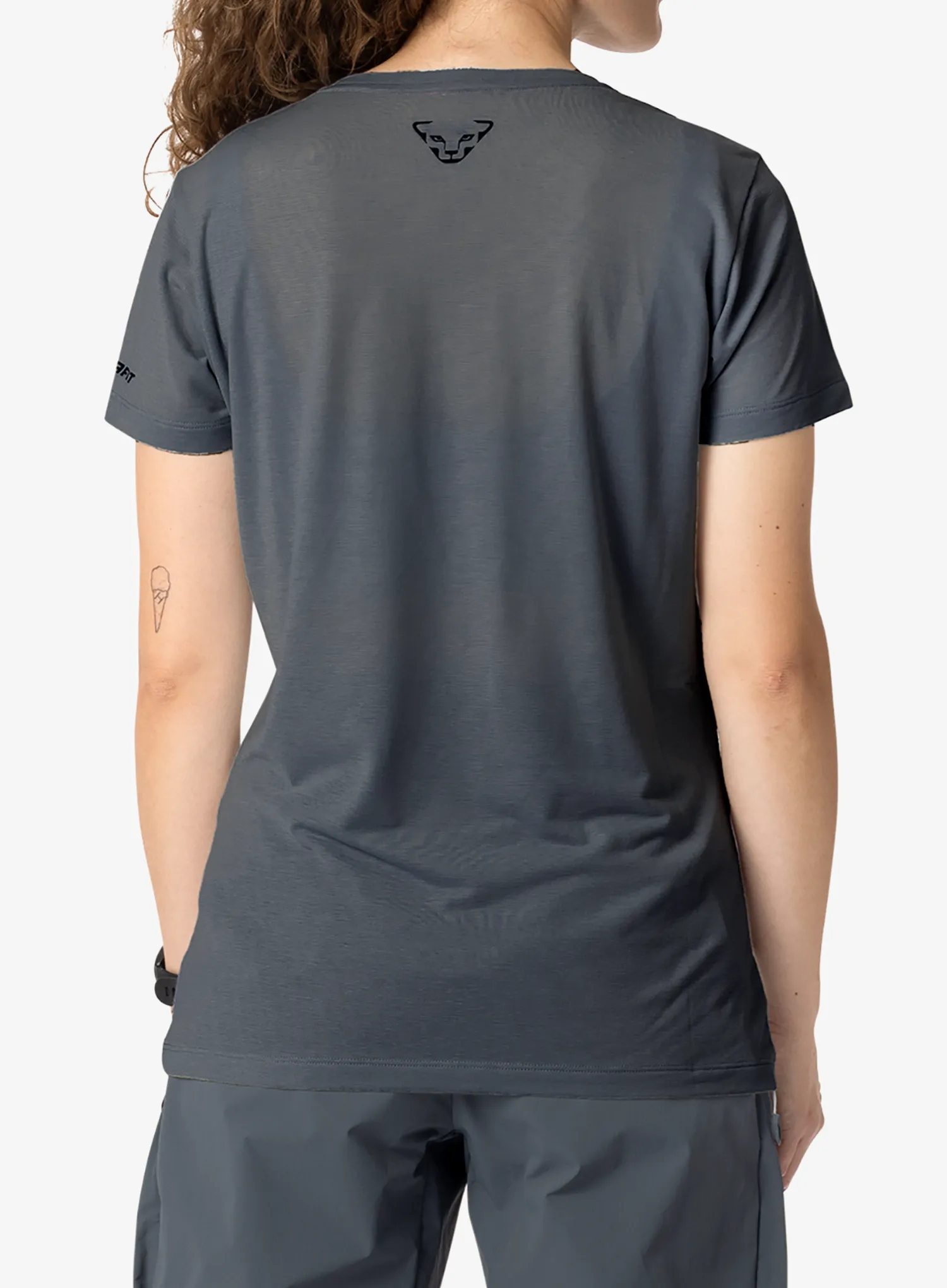 Tricou uscare rapida femei Dynafit Transalper Graphic S/S Tee - cinder/cinder