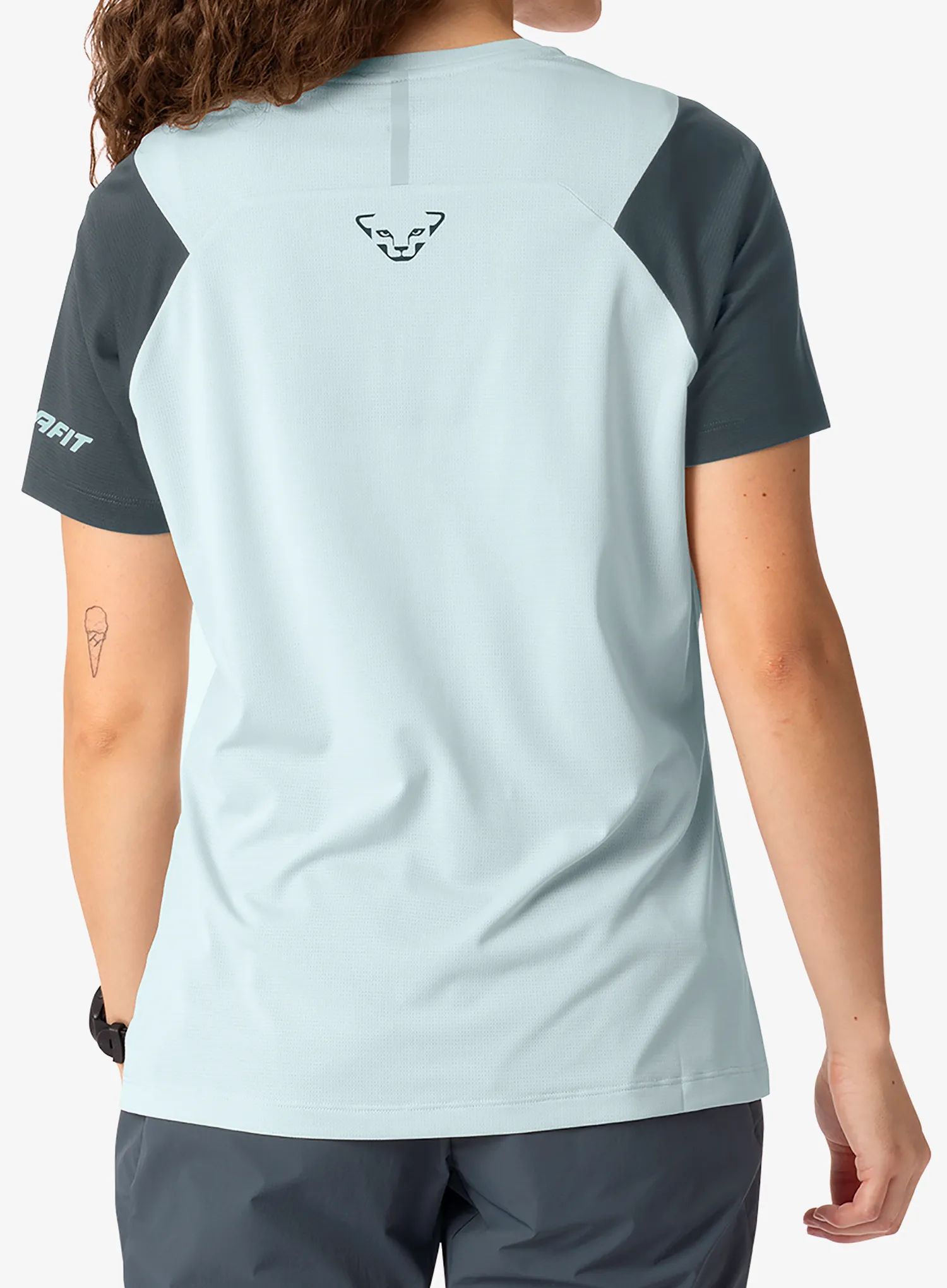 Tricou uscare rapida femei Dynafit Transalper S/S Tee - cloud blue
