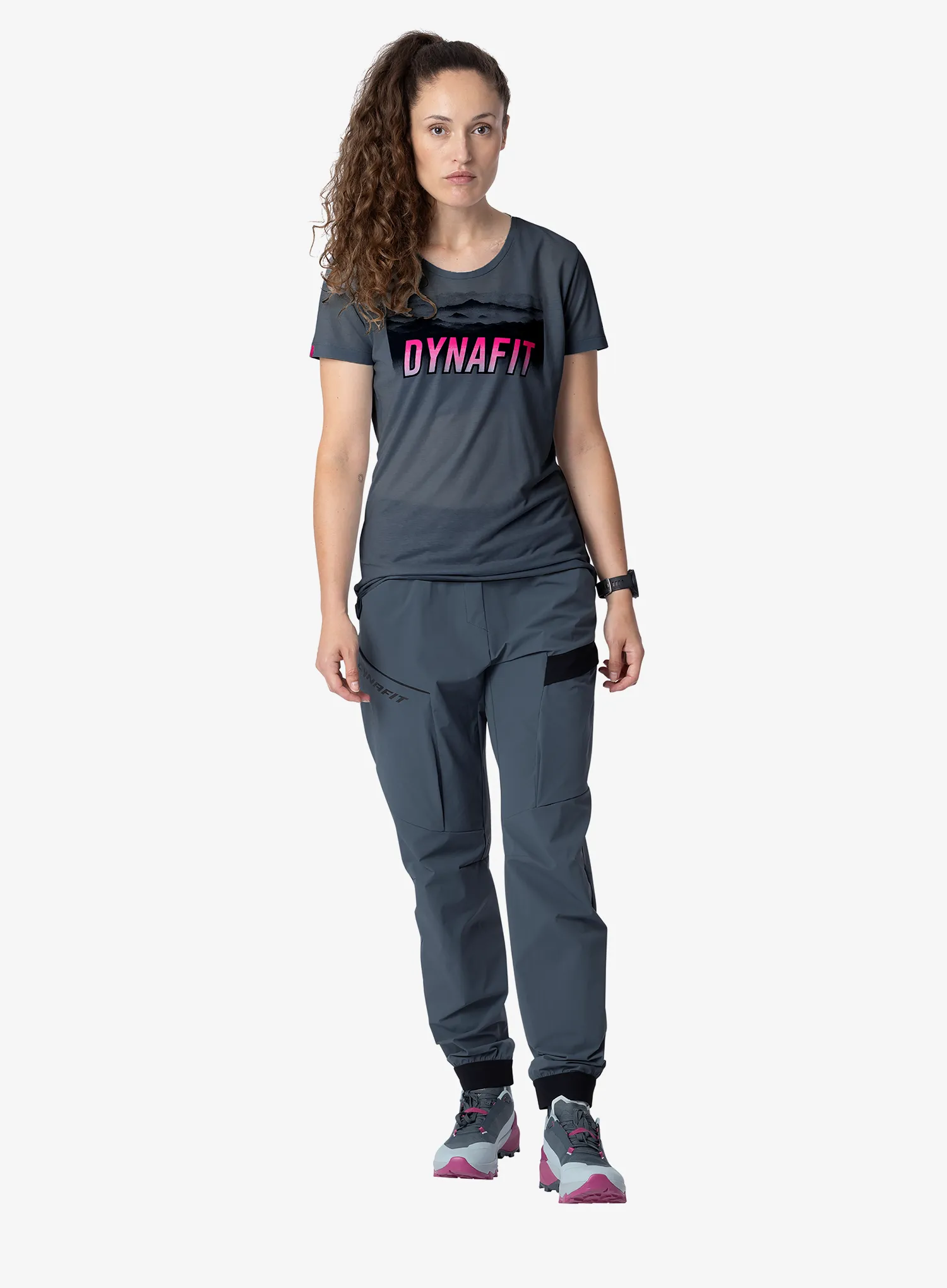 Pantaloni drumetie femei Dynafit Transalper Cargo Pants - cinder/cinder