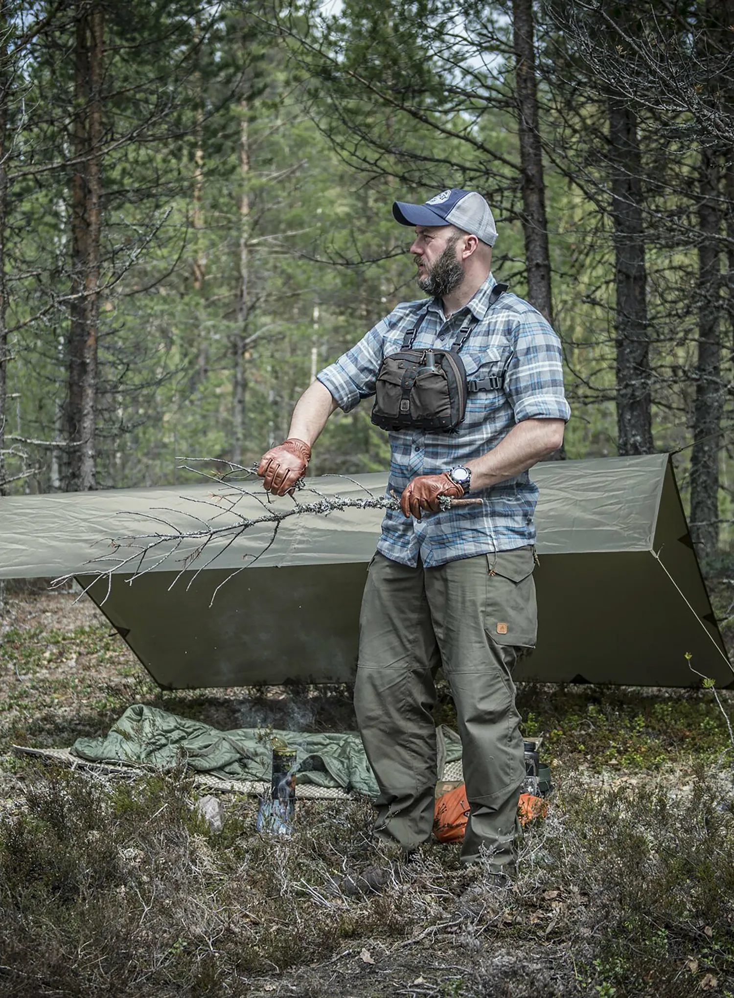 Borsetă Helikon-Tex Chest Pack Numbat - black