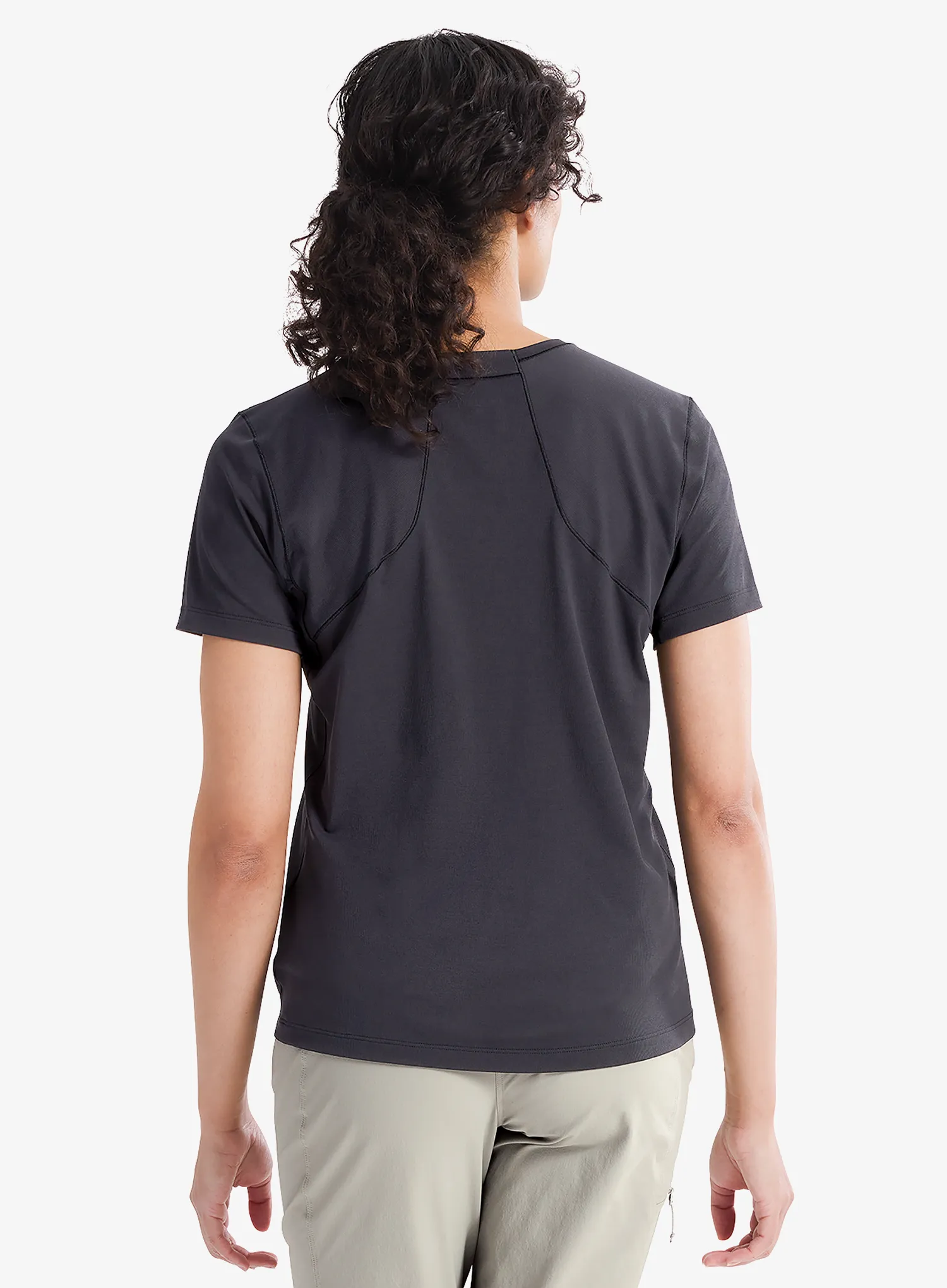 Tricou escaladă femei Arcteryx Sunna Crew SS - black