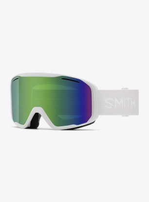 Ochelari schi Smith Blazer - white/green sol mirror antifog