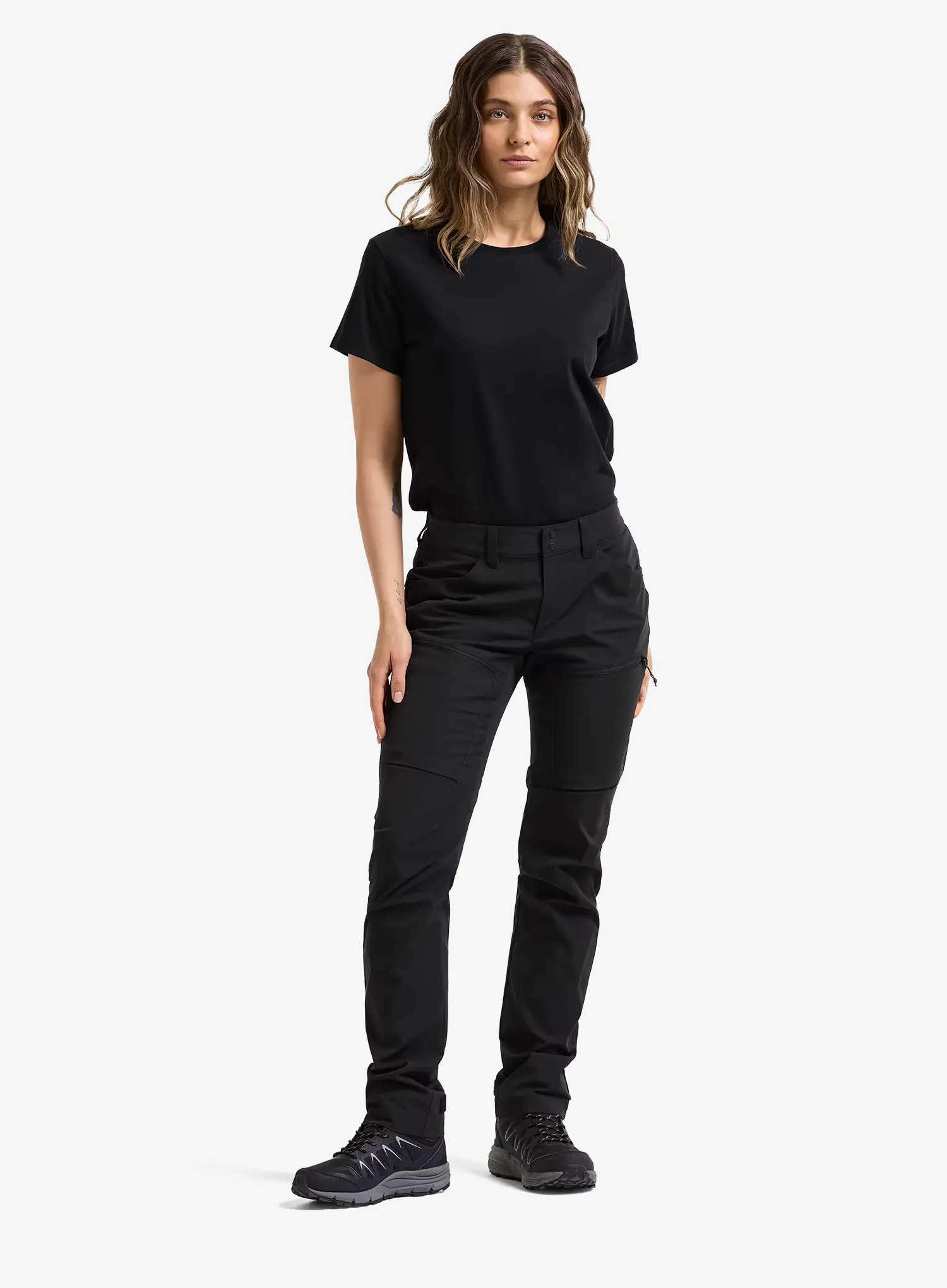 Pantaloni drumetie femei Didriksons Tind Pants - black
