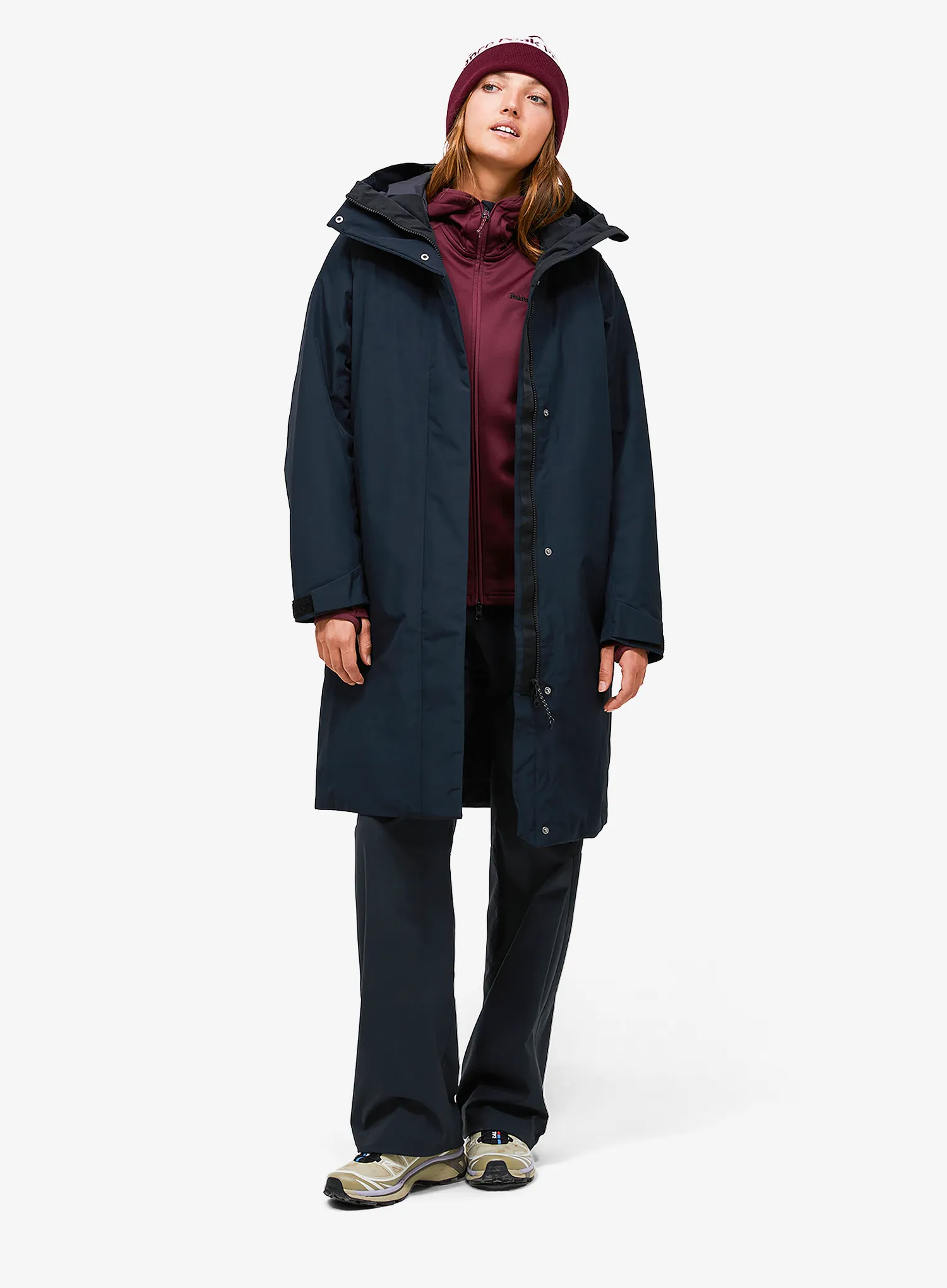 Geaca femei Peak Performance Treeline Hipe 2L Insulated Shell Parka   - black