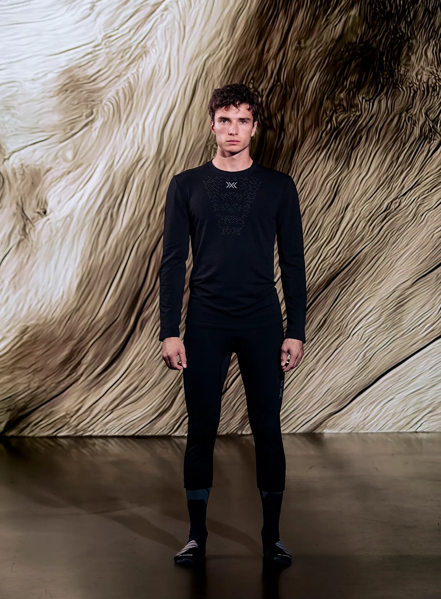 Bluza de corp X-Bionic Mightywool Shirt LS - x black