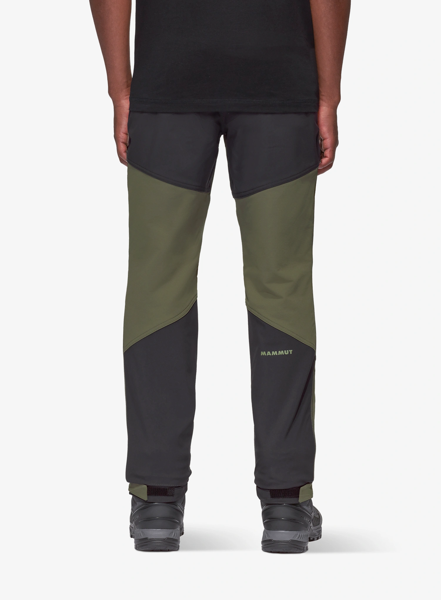 Pantaloni softshell Mammut Zinal Guide SO Hybrid Pants - dark marsh/black
