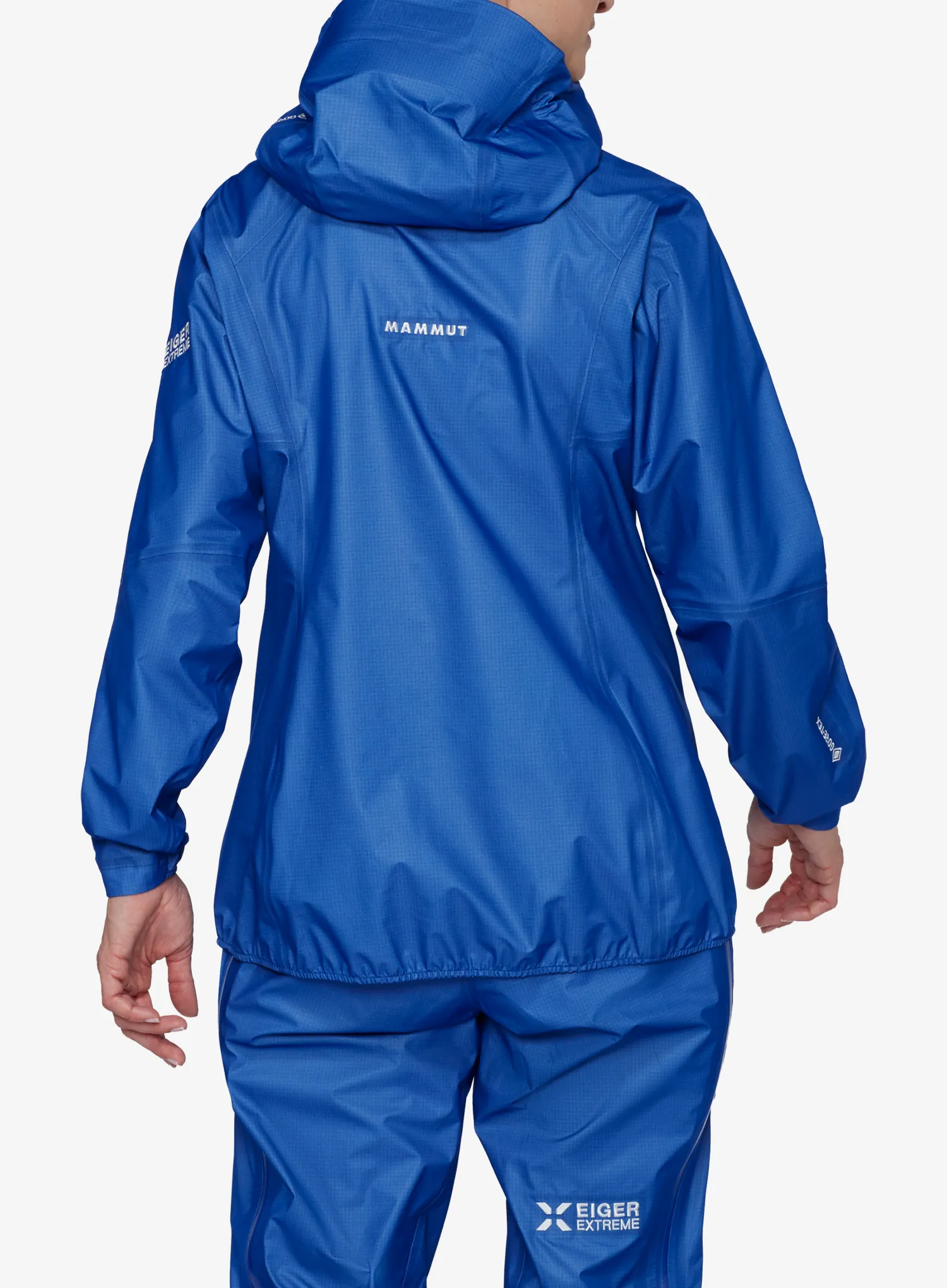 Geaca GORE-TEX femei Mammut Eiger Nordwand Light HS Hooded Jacket - eiger blue