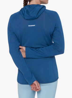 Hanorac trekking femei Mammut Aenergy Light ML Hooded Jacket - tschiel