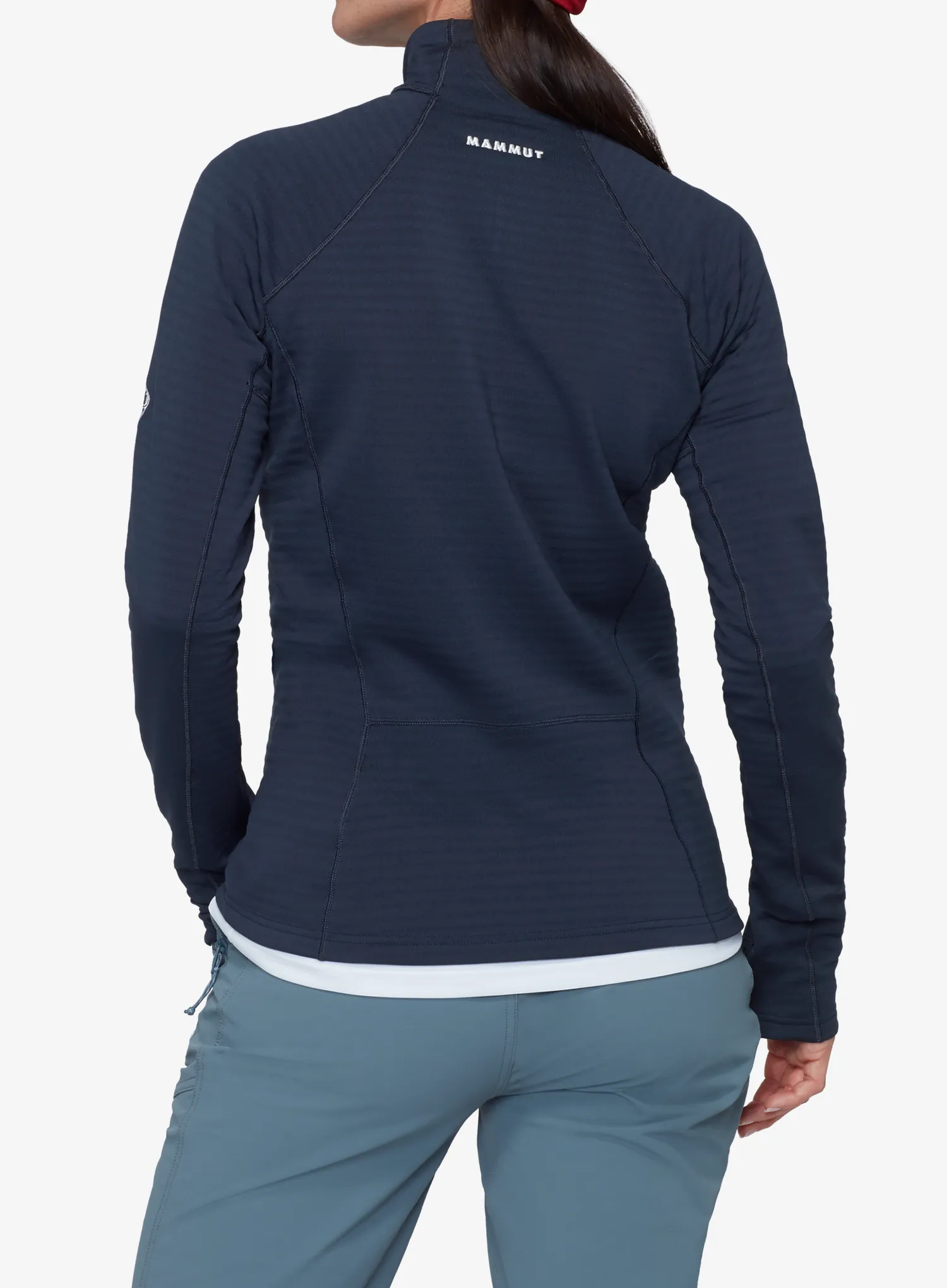 Hanorac cu fermoar femei Mammut Taiss ML Jacket - marine