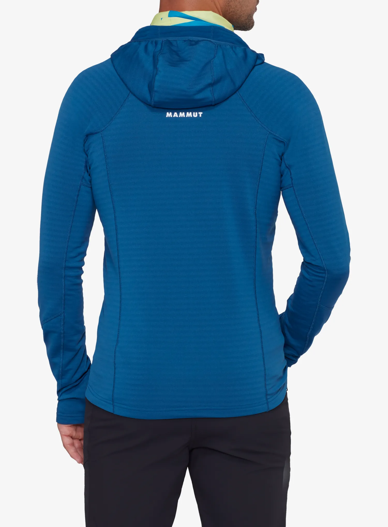 Hanorac fleece cu gluga Mammut Taiss ML Hooded Jacket - tschiel