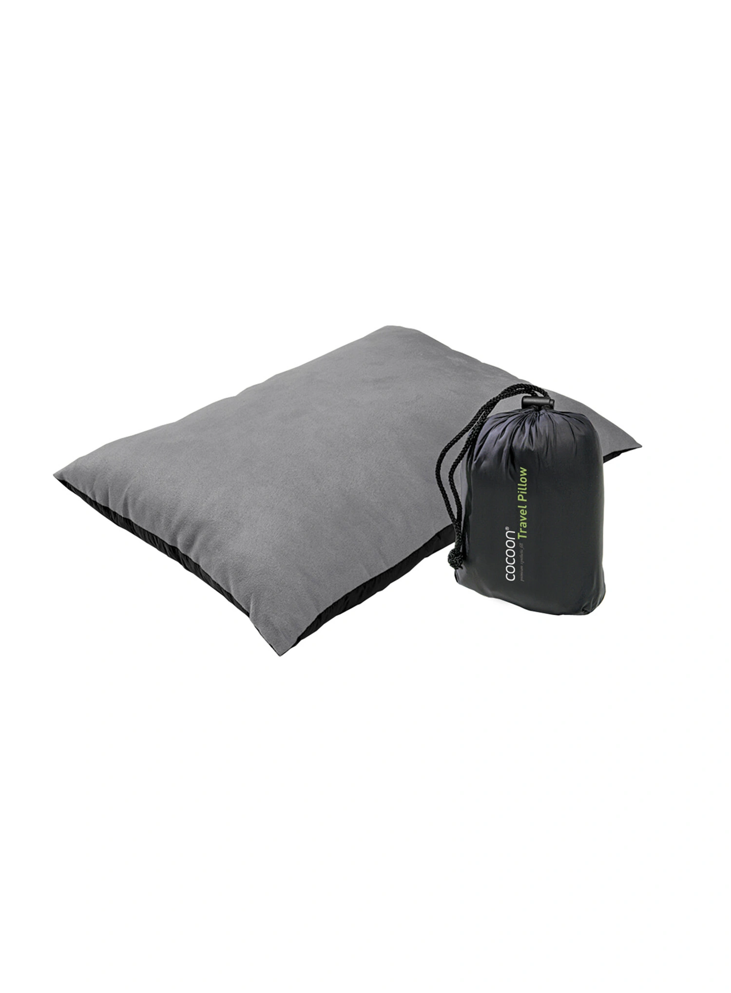 Pernă de voiaj Cocoon Synthetic Travel Pillow S - charcoal/smoke grey