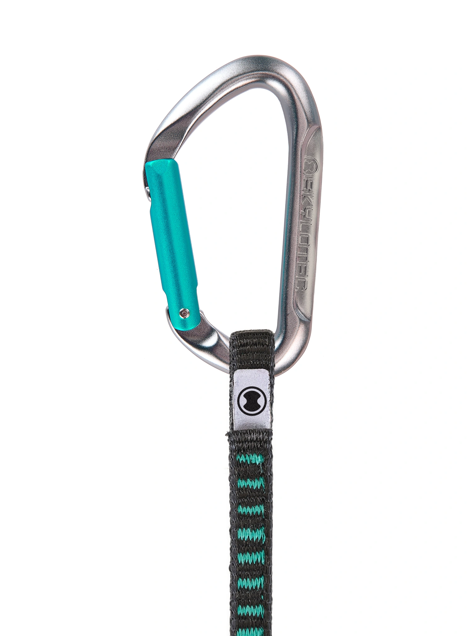 Buclă echipată escalada SKYLOTEC Salto UL 12 cm - titanium/aquamarine