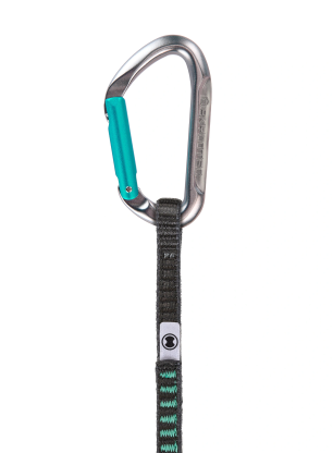 Buclă echipată escalada SKYLOTEC Salto UL 17 cm - titanium/aquamarine