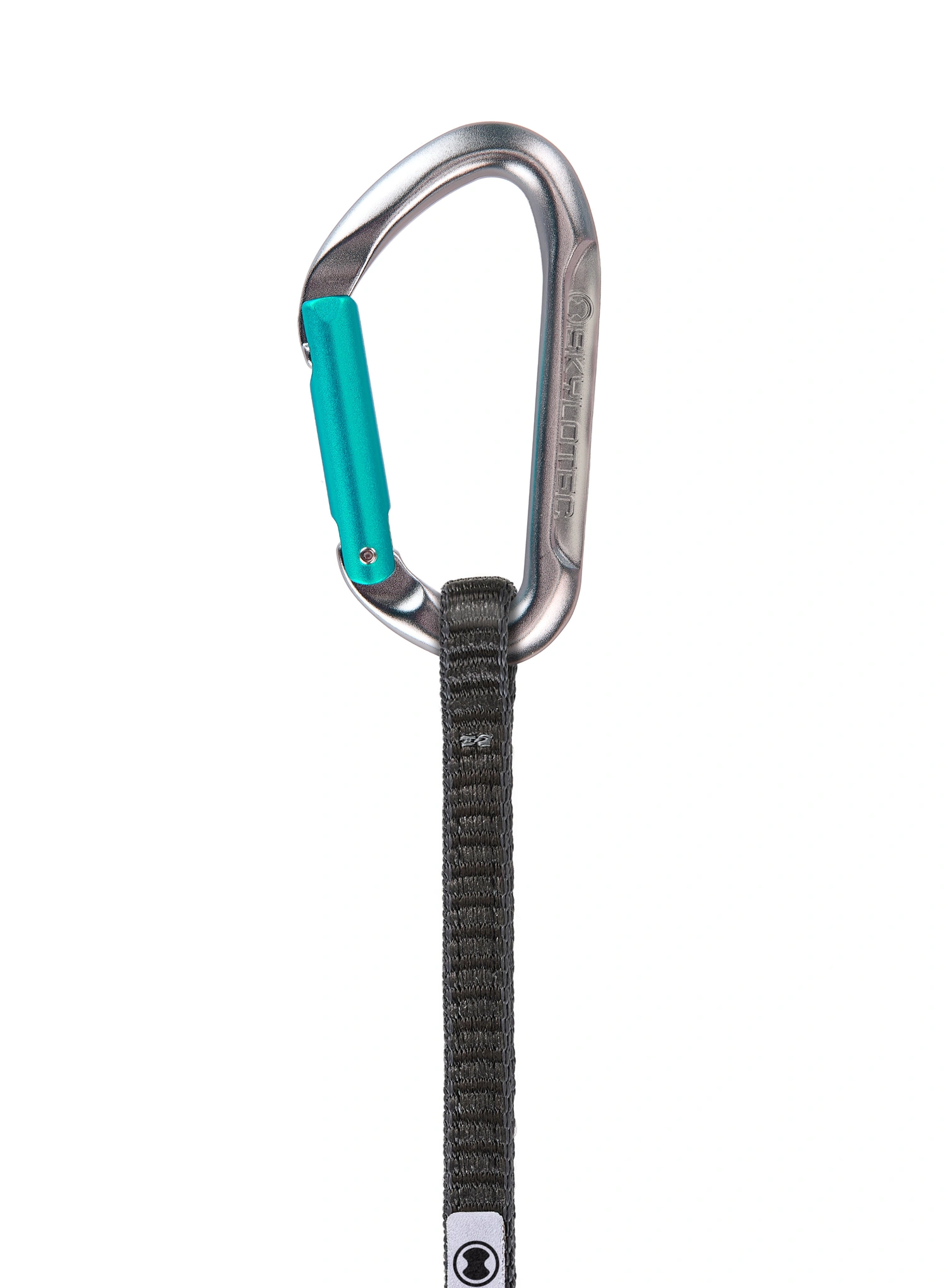 Buclă echipată escalada SKYLOTEC Salto UL 22 cm - titanium/aquamarine