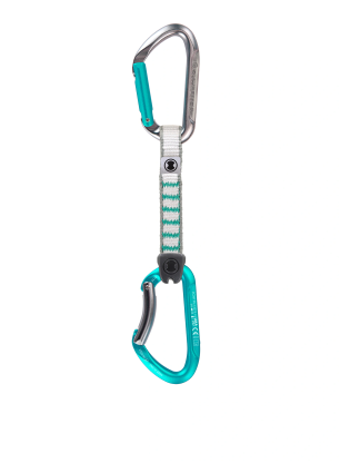 Bucle echipate SKYLOTEC Salto NY - 6 Pack 12 cm - titanium/aquamarine