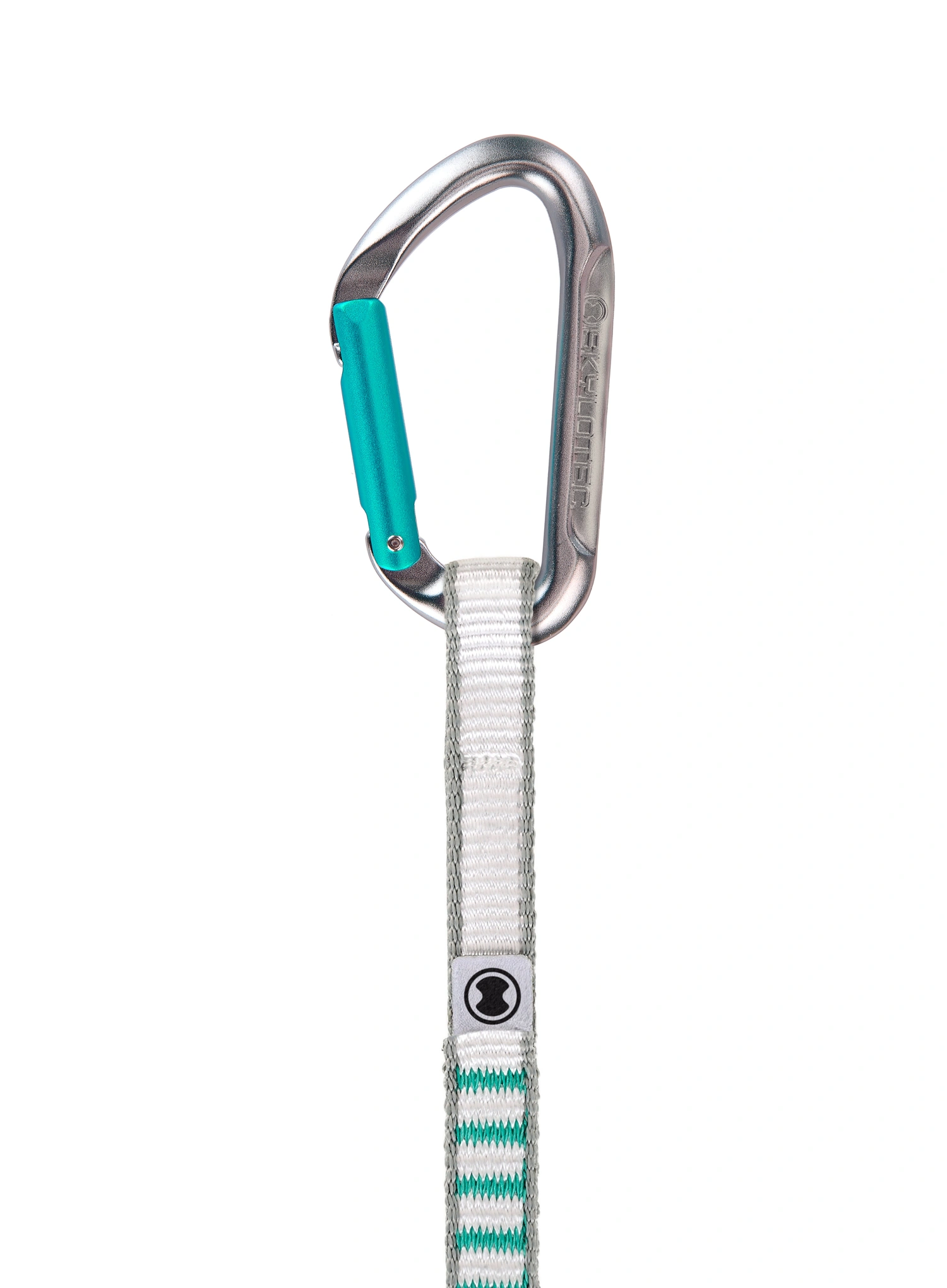 Buclă echipată escalada SKYLOTEC Salto NY 17 cm - titanium/aquamarine