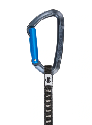 Buclă echipată escalada SKYLOTEC Lime Set M-UL 12 cm - anthracite/blue