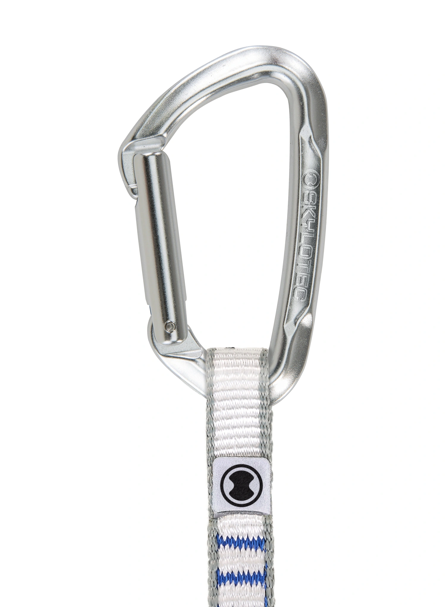 Buclă echipată escalada SKYLOTEC Lime Set NY 12 cm - silver