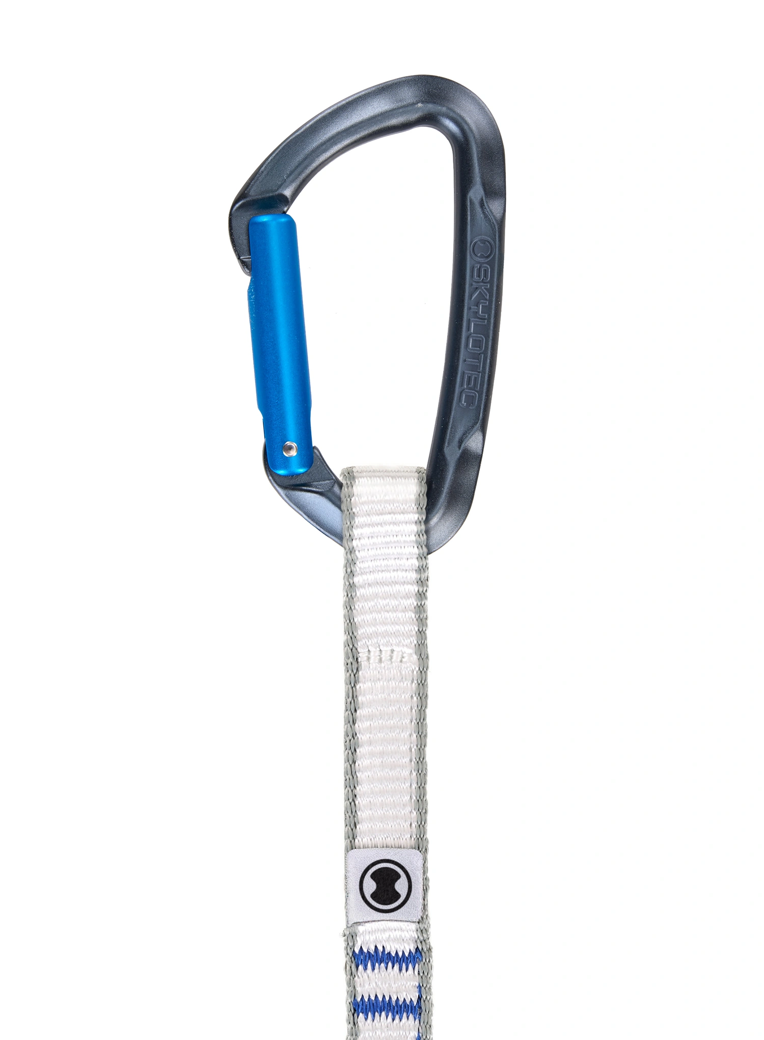 Buclă echipată escalada SKYLOTEC Lime Set NY 17 cm - anthracite/electricblue