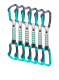 Bucle echipate SKYLOTEC Lime Set NY - 6 Pack 12 cm - anthracite/aquamarine