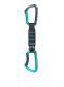 Buclă echipată escalada SKYLOTEC Lime Set NY Pro 12 cm - anthracite/aquamarine