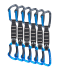 Bucle echipate SKYLOTEC Lime Set NY Pro - 6 Pack 12 cm - anthracite/electricblue