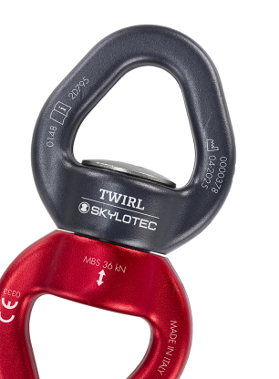 Dispozitiv rotativ SKYLOTEC Twirl - grey/red