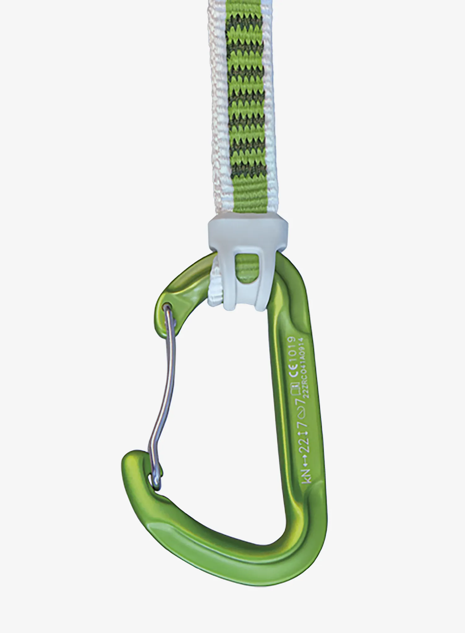 Buclă echipată escalada Rock Empire Set Combi P16 - lime
